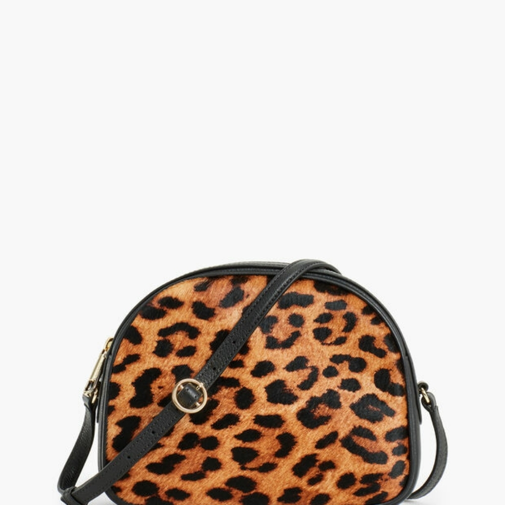 Talbot's Genuine Leather Calf Hair Crossbody Bag